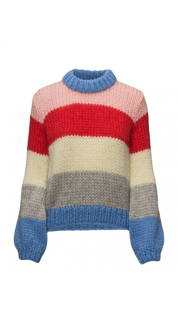 Ganni The Julliard Mohair Strikket Genser. Str.XS