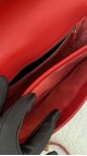 YSL Bag Saint Laurent universite flap bag in red medium size