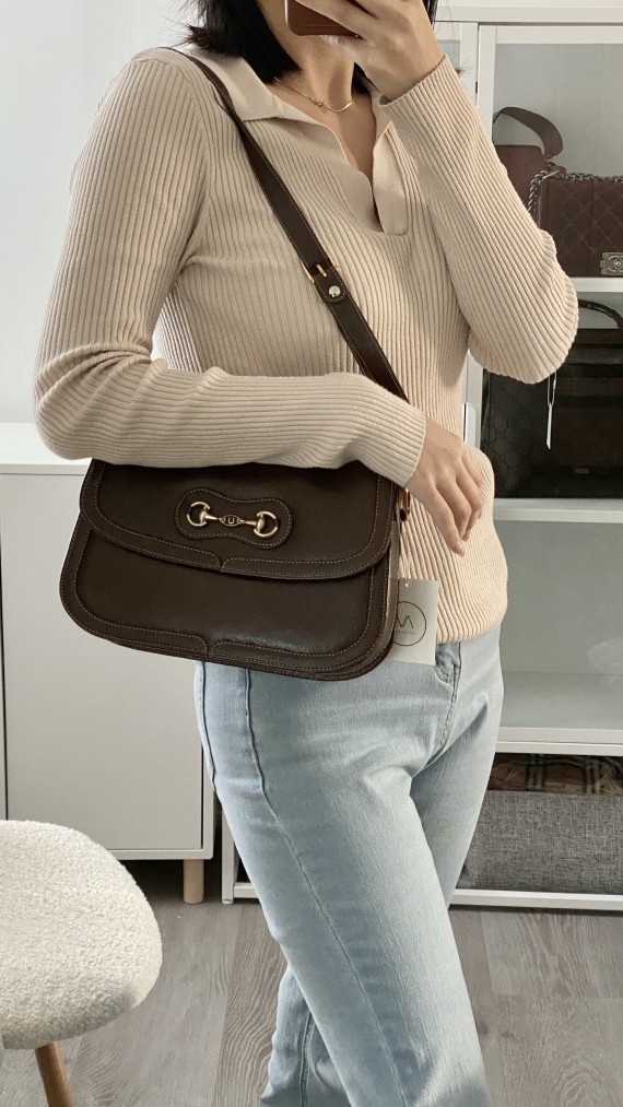Vintage Gucci Horsebit Crossbody bag