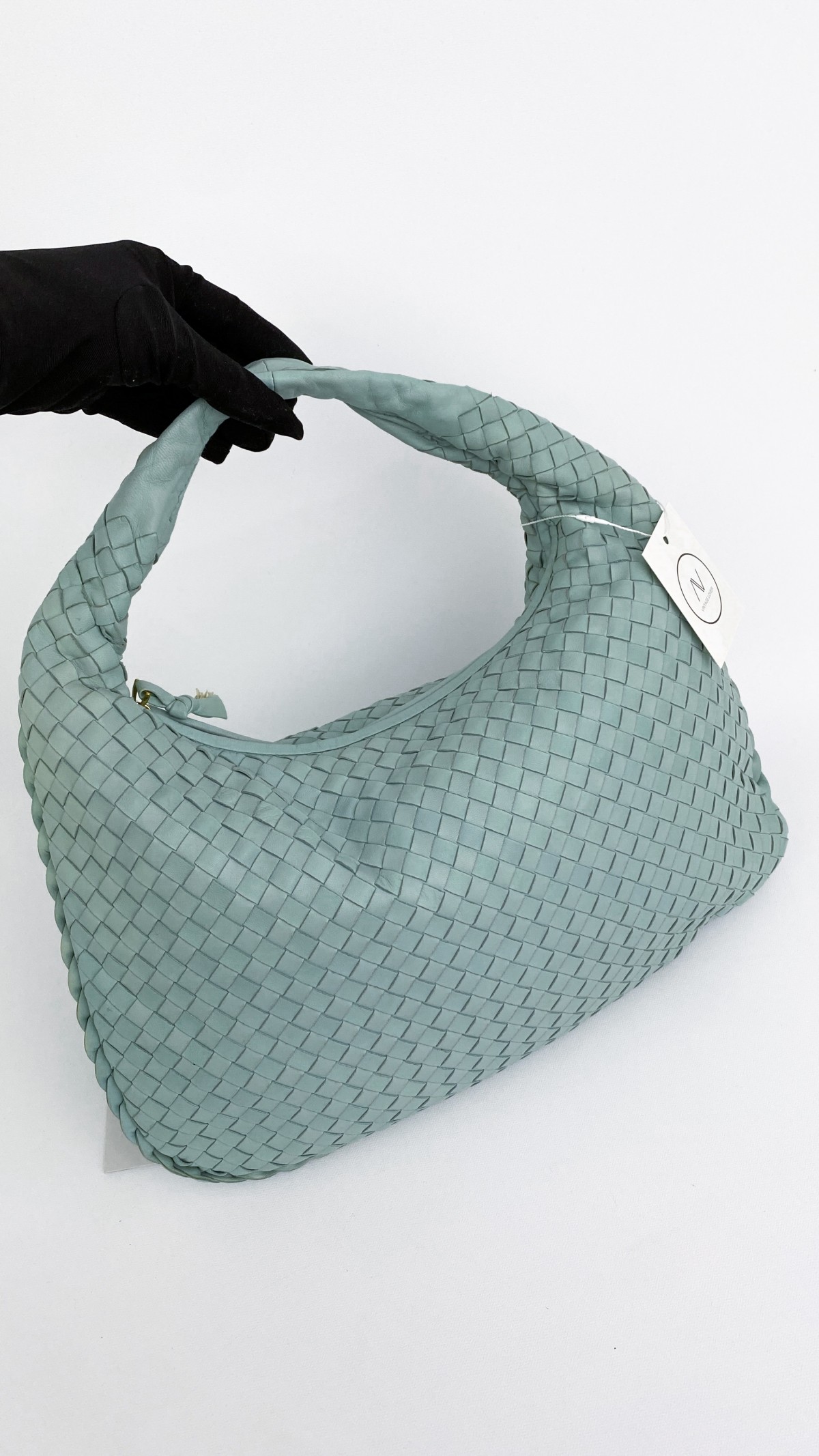 Bottega Veneta - Hobo Intrecciato Green Zappa Medium - Catawiki