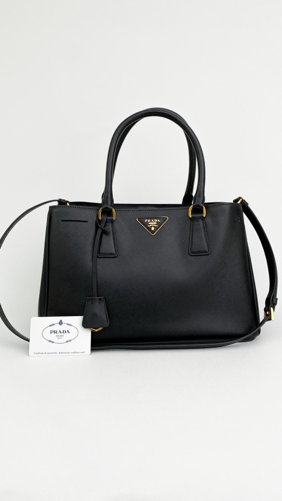 Prada Saffiano Galleria Shoulder Bag