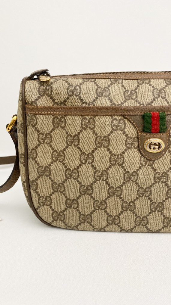 Gucci Canvas Shoulder Bag