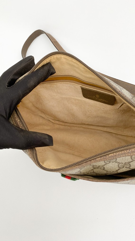 Gucci Canvas Shoulder Bag