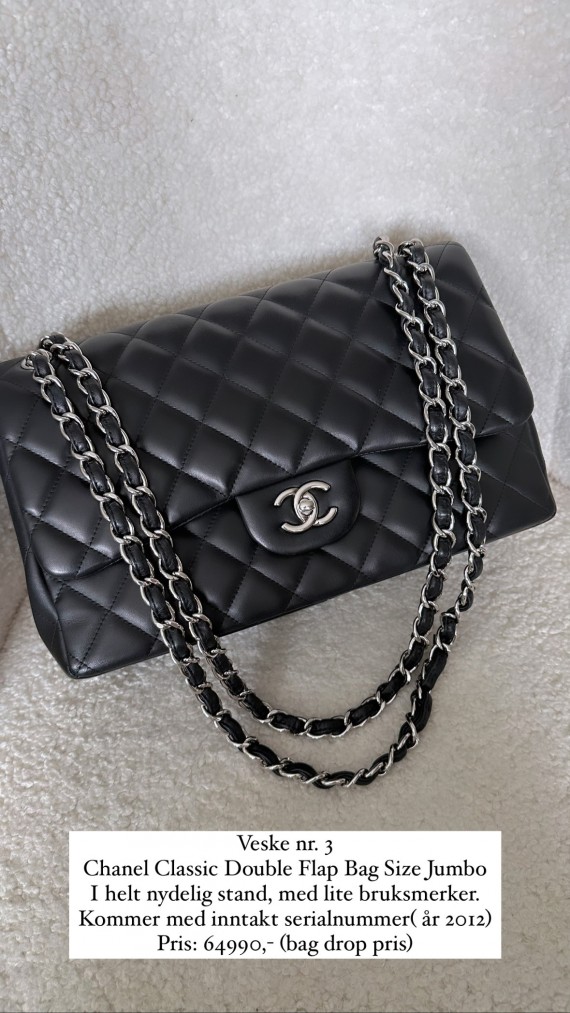 chanel Large Double Flap Bag