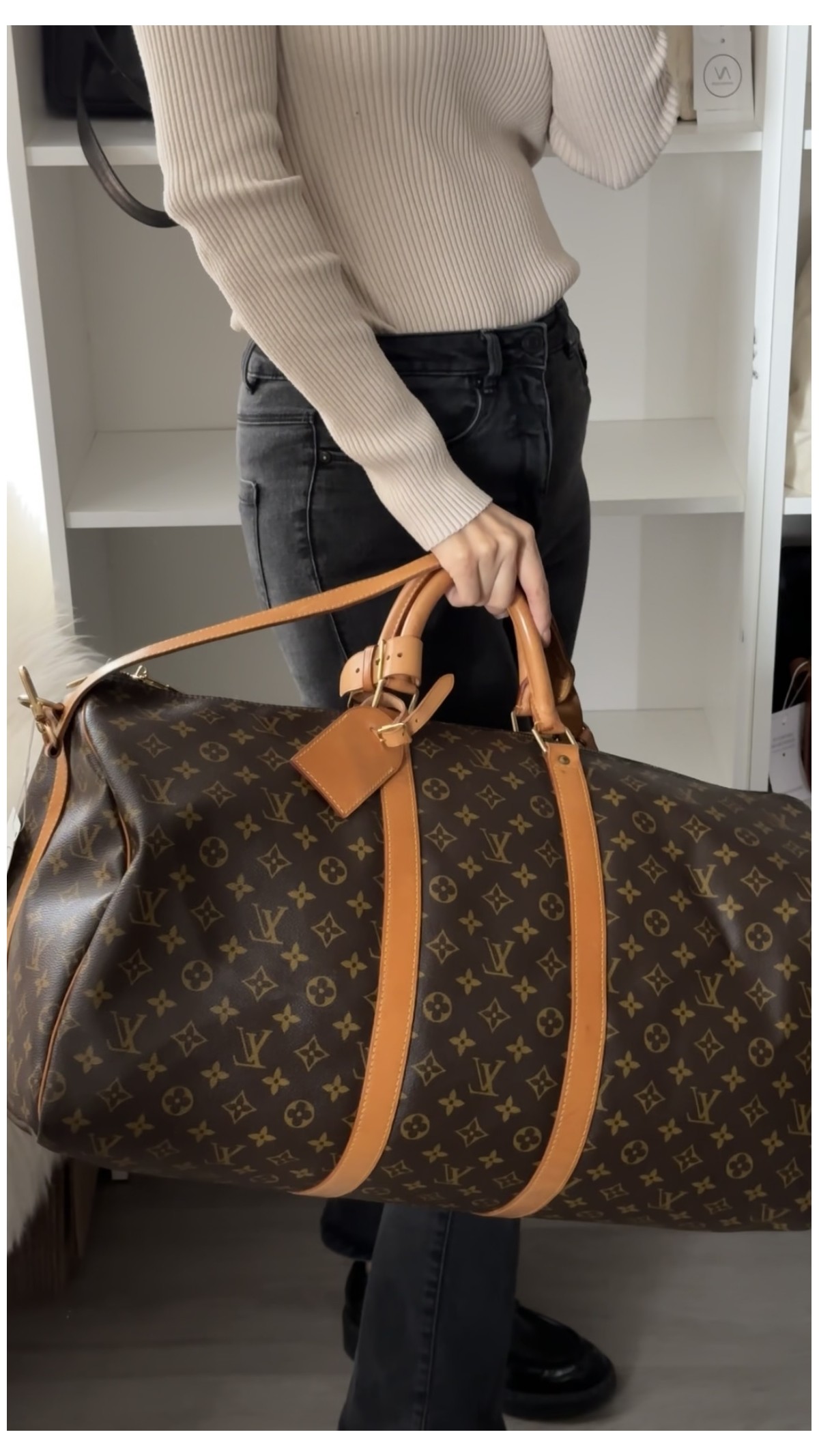 louis vuitton keepall 55 measurements