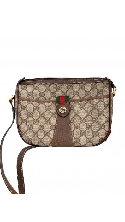Vintage Gucci Monogram Crossbody Bag