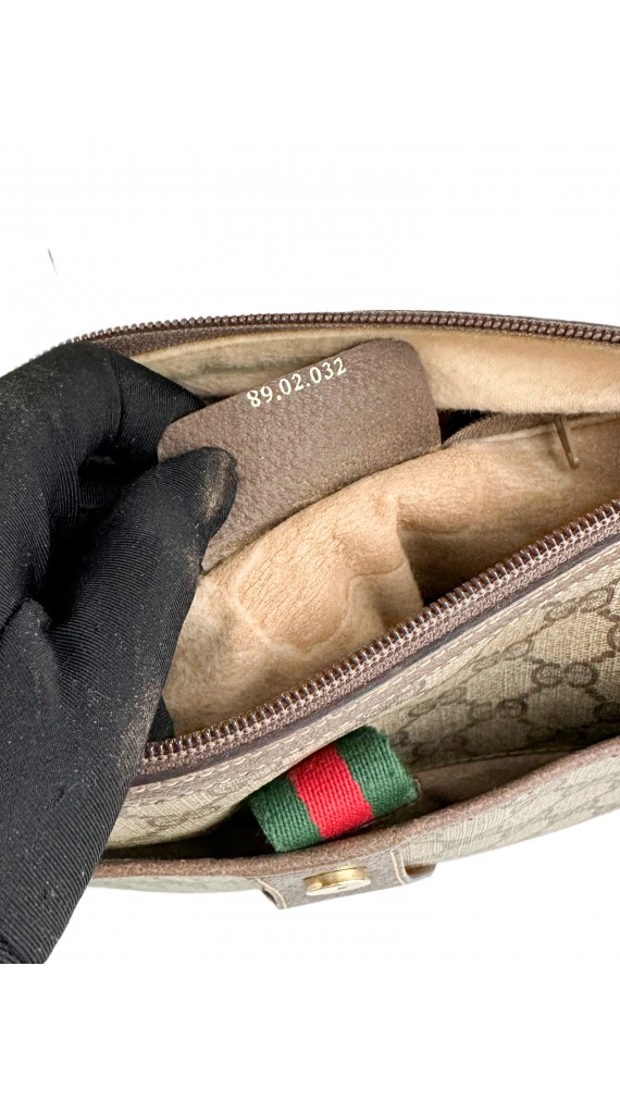 Vintage Gucci Monogram Crossbody Bag