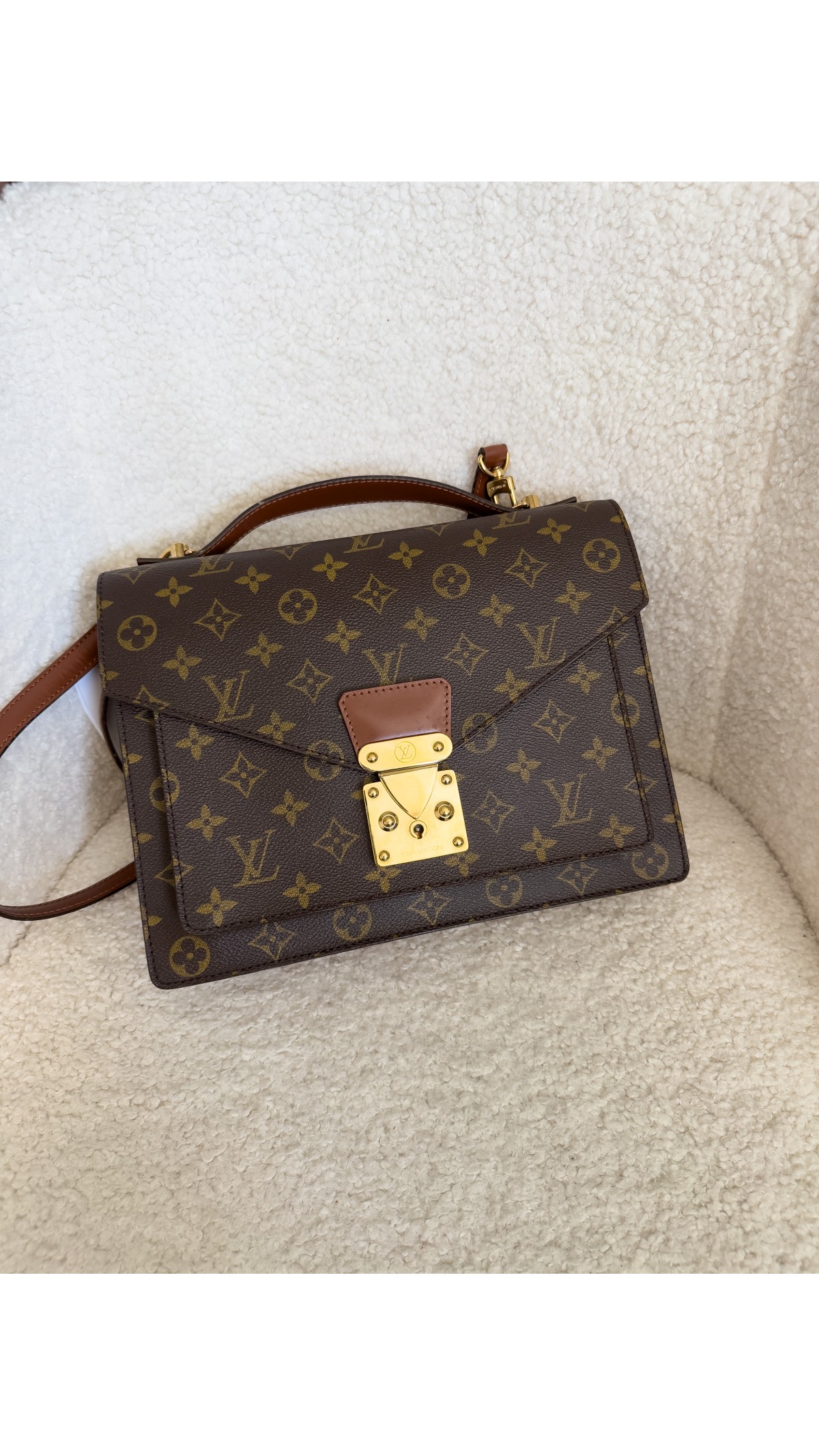 Louis Vuitton Monceau Shoulder Bag