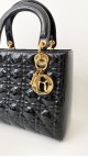 Lady Dior Medium i Patent