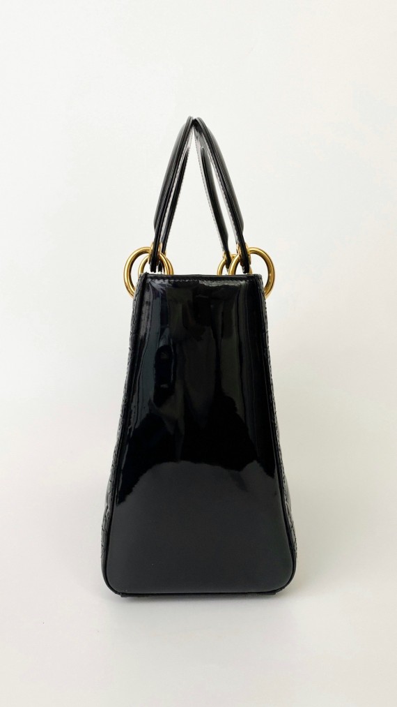 Lady Dior Medium i Patent