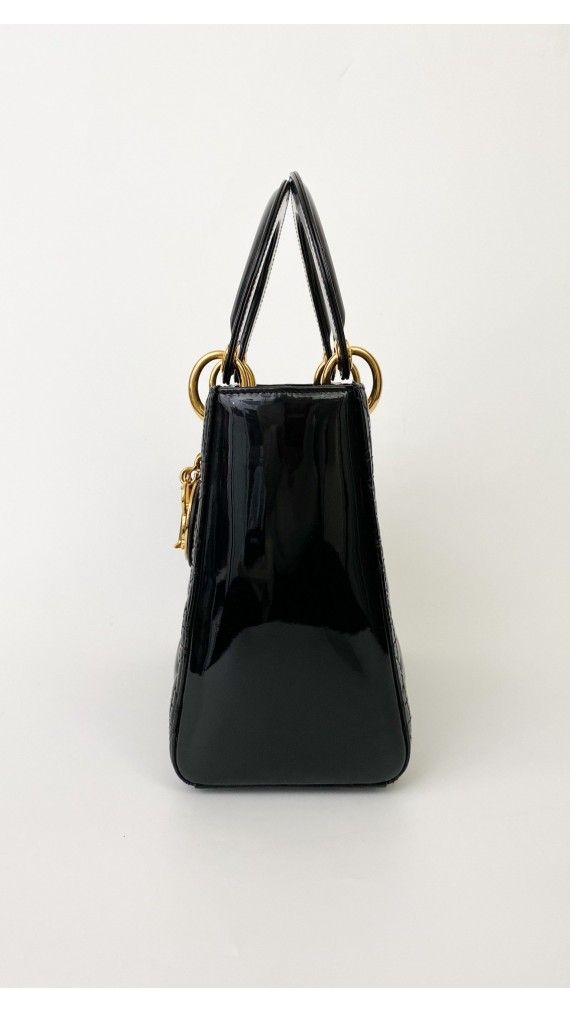 Lady Dior Medium i Patent