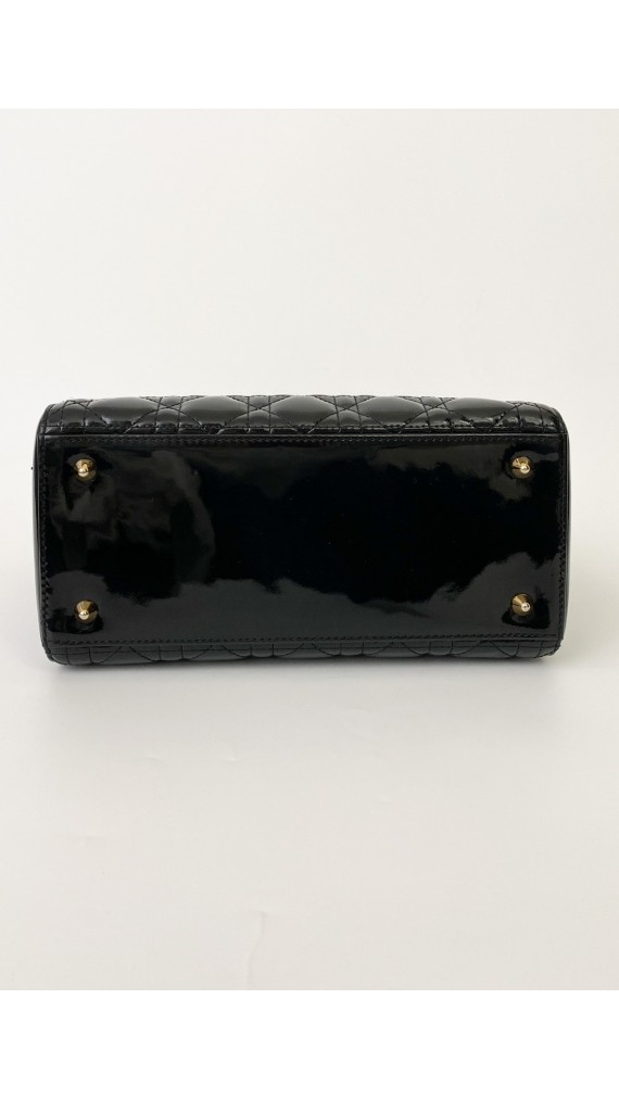 Lady Dior Medium i Patent