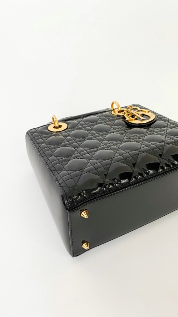 Lady Dior Medium i Patent