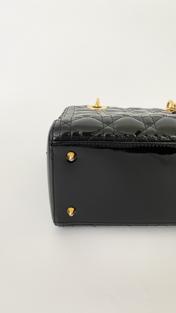 Lady Dior Medium i Patent