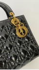 Lady Dior Medium i Patent
