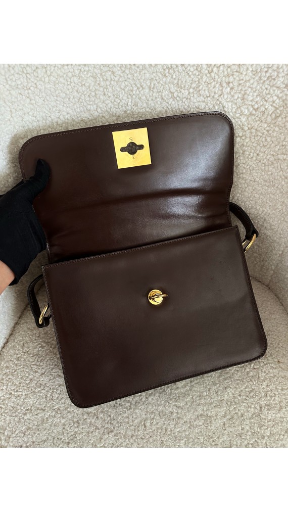 Vintage Celine Box Shoulder Bag