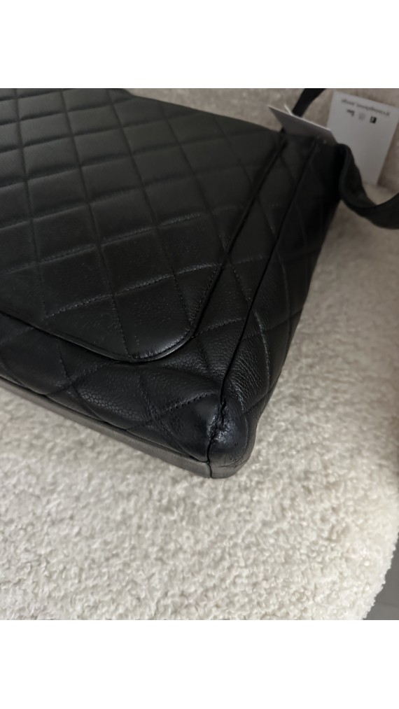 Chanel Caviar Single Flap Shoulder Bag