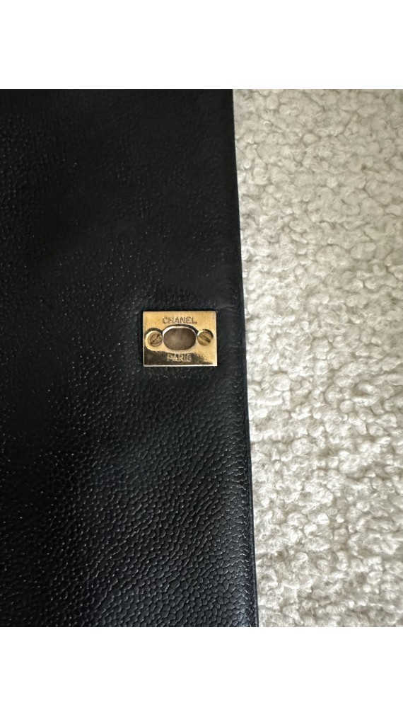 Chanel Caviar Single Flap Shoulder Bag