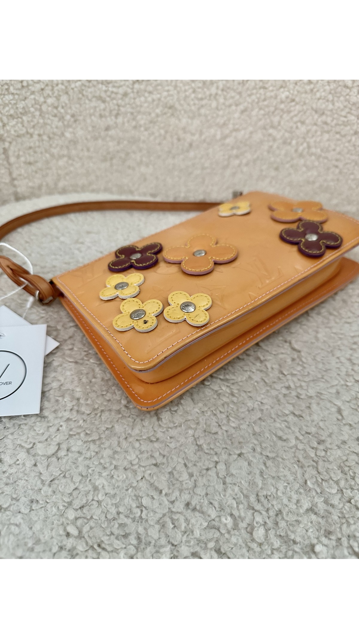 Louis Vuitton Ltd.Edition beige Monogram Vernis Lexington Flower