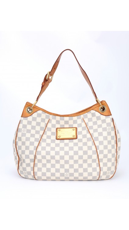 Louis Vuitton Galliera Shoulder Bag i Damier azur