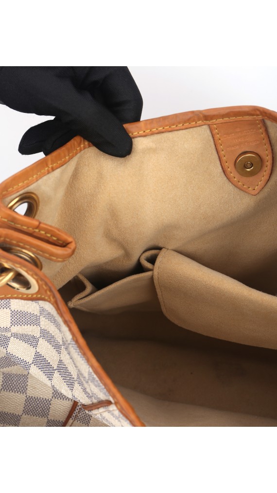 Louis Vuitton Galliera Shoulder Bag i Damier azur