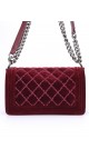 Chanel Boy Old Meidum Velvet Bag