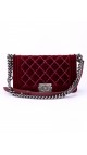 Chanel Boy Old Meidum Velvet Bag