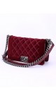 Chanel Boy Old Meidum Velvet Bag