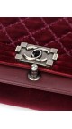 Chanel Boy Old Meidum Velvet Bag