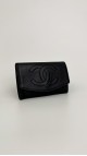 Chanel lommebok i caviar