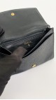 Chanel lommebok i caviar