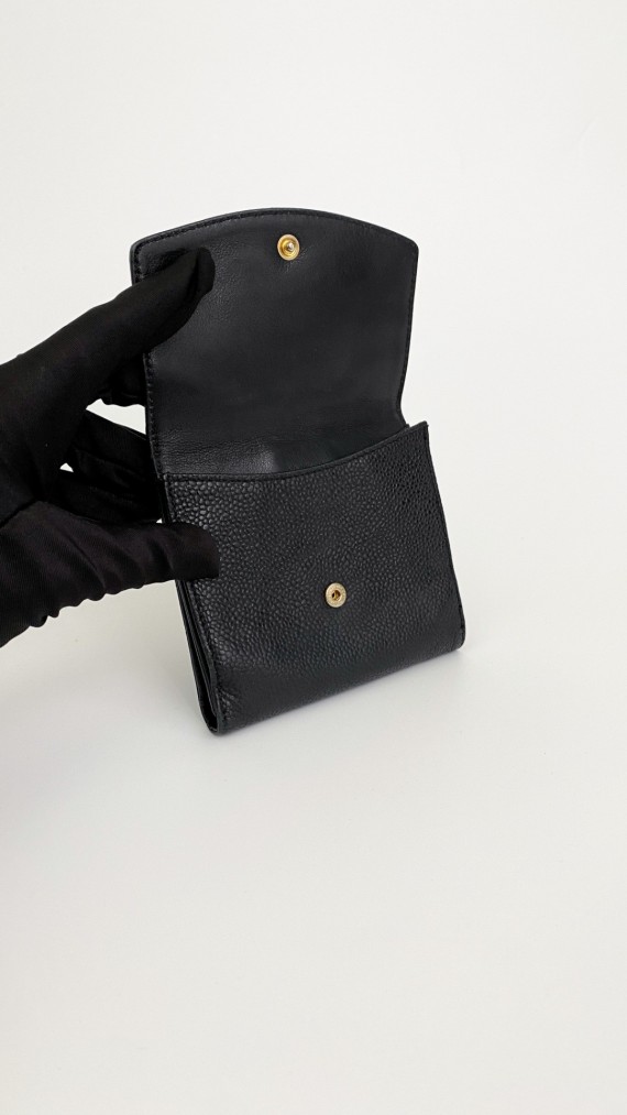 Chanel lommebok(kort) i caviar