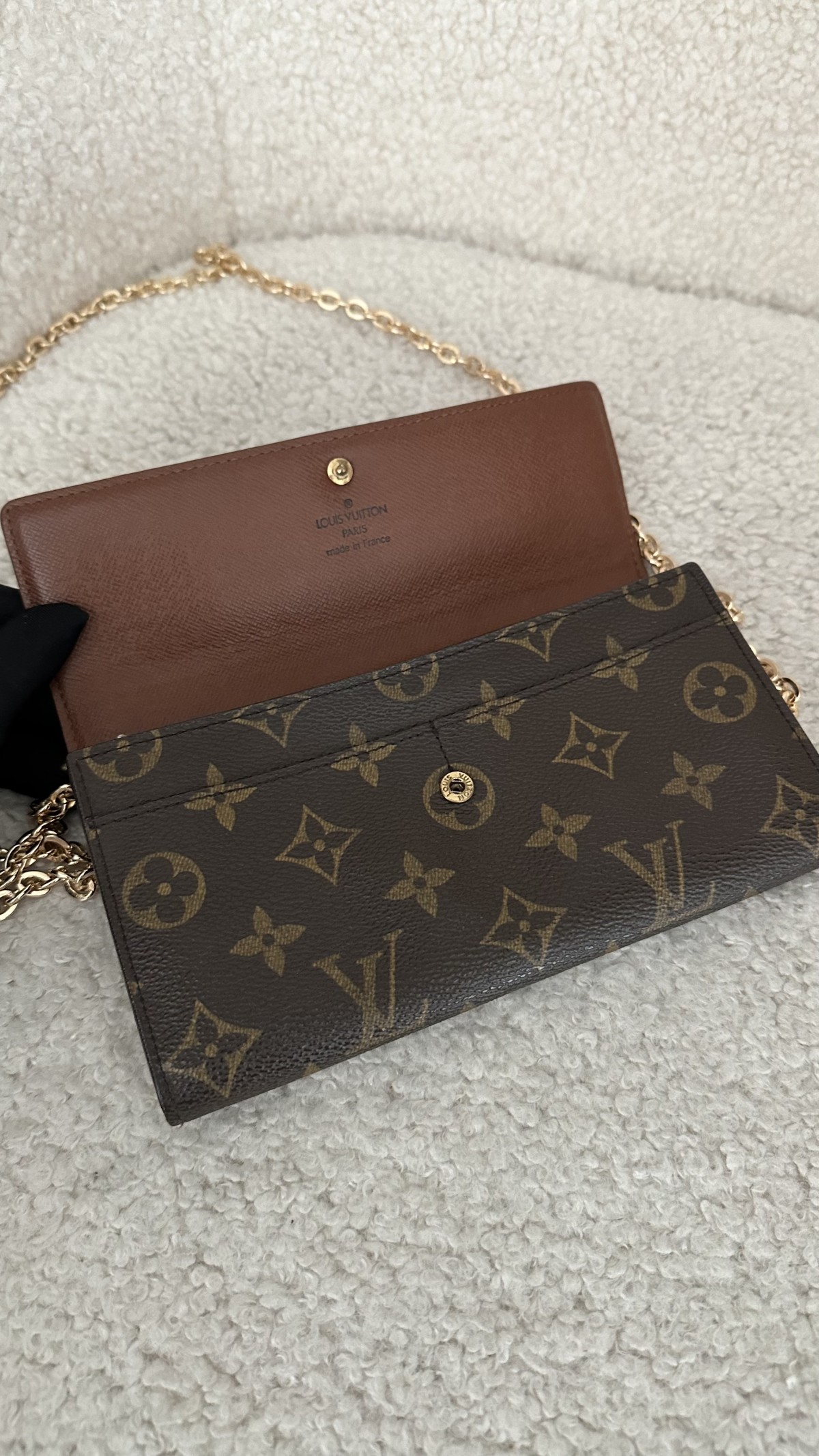 Ekte Louis Vuitton lommebok m/bag og orginal boks