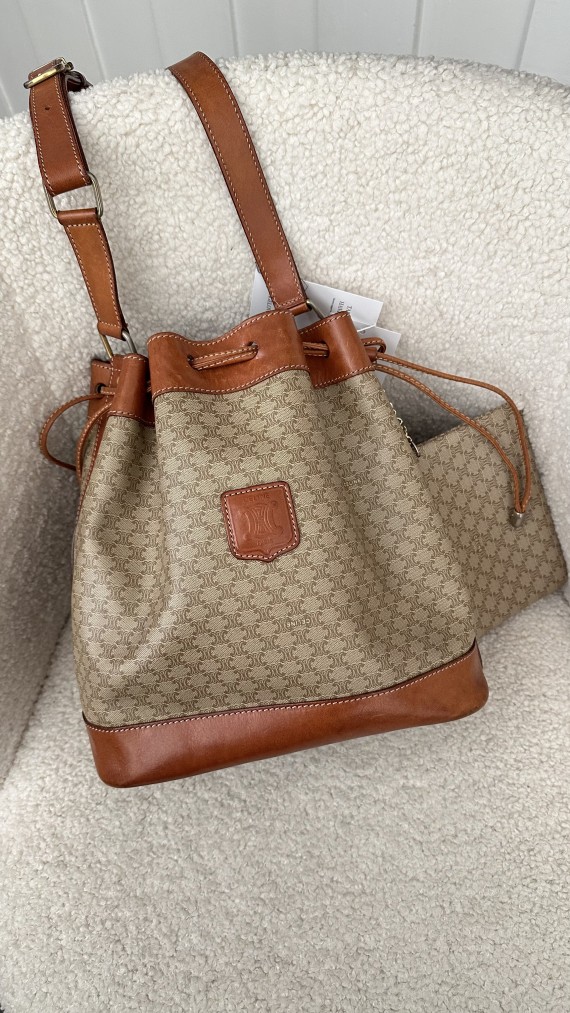 Celine Bucket Bag m. clutch