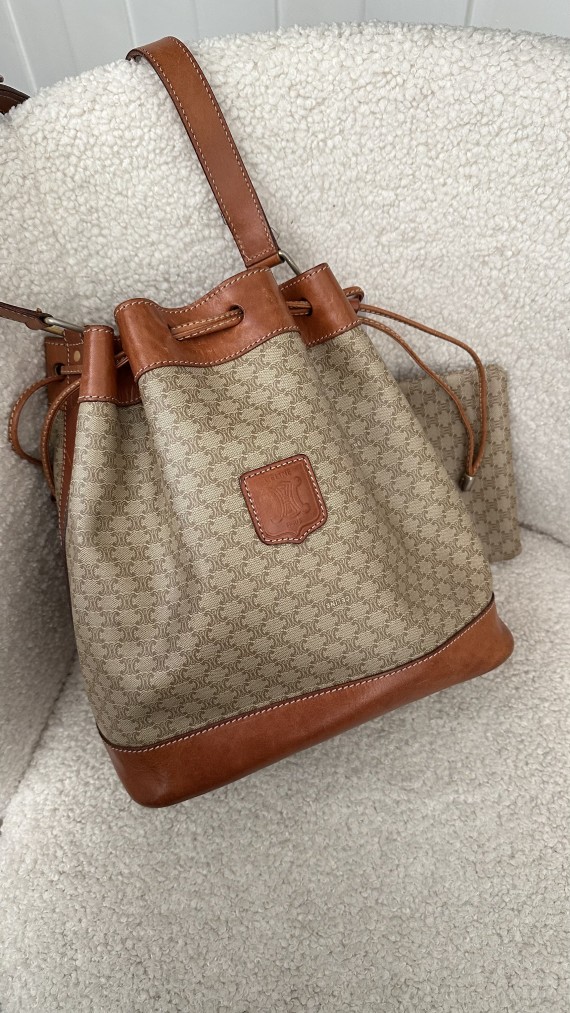 Celine Bucket Bag m. clutch