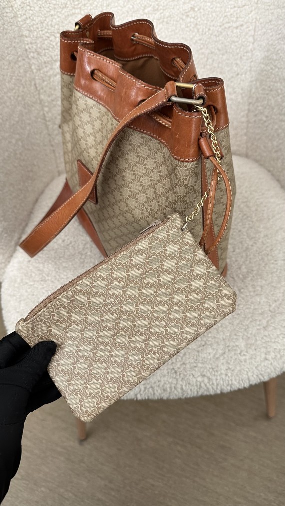 Celine Bucket Bag m. clutch