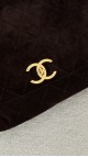 Chanel Velvet Shoulder Bag
