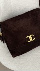 Chanel Velvet Shoulder Bag
