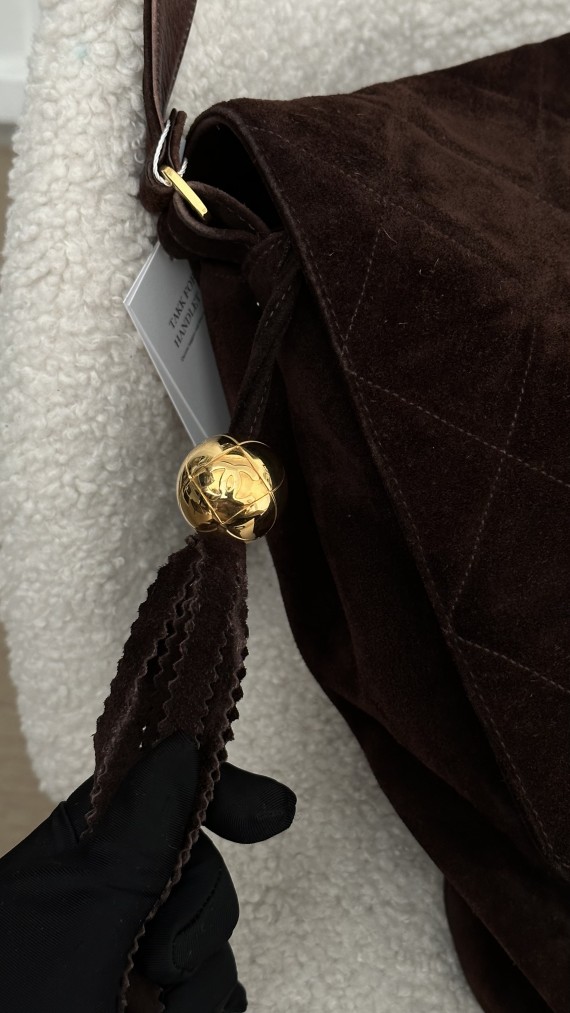 Chanel Velvet Shoulder Bag