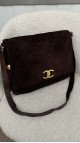 Chanel Velvet Shoulder Bag