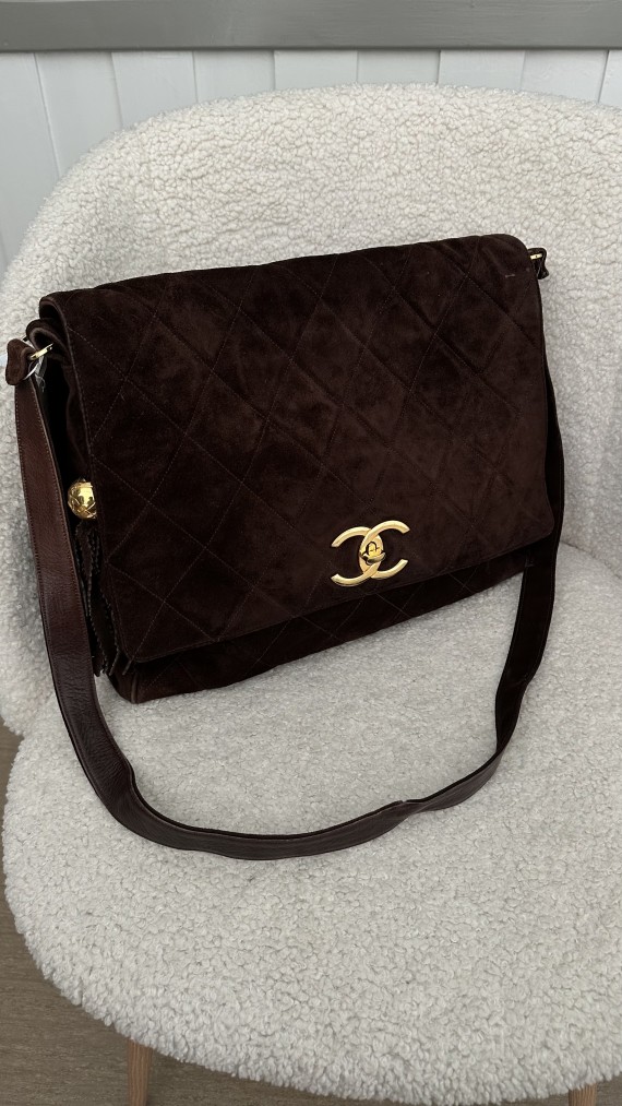 Chanel Velvet Shoulder Bag