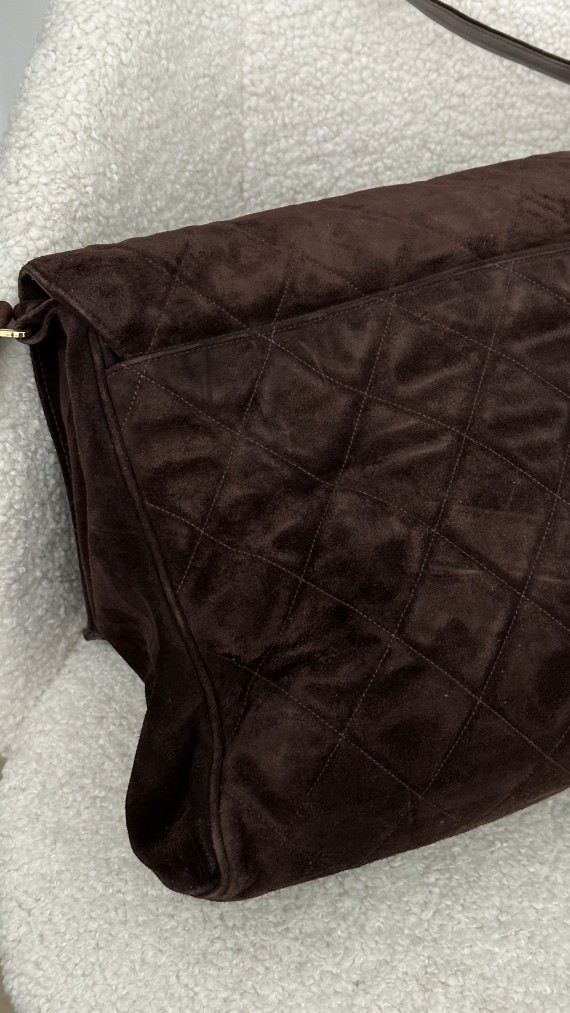 Chanel Velvet Shoulder Bag