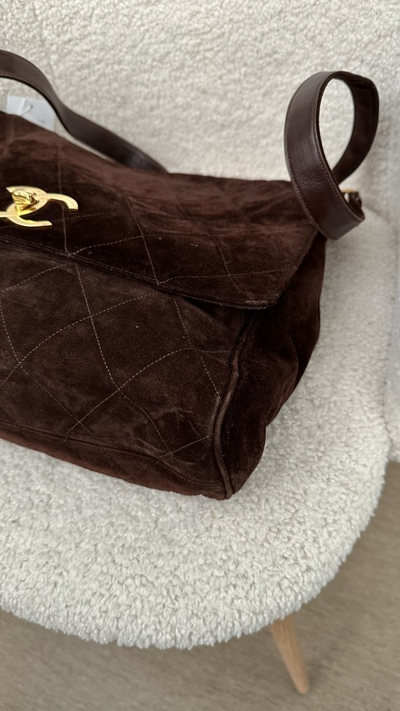 Chanel Velvet Shoulder Bag