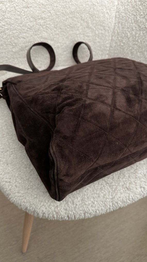 Chanel Velvet Shoulder Bag