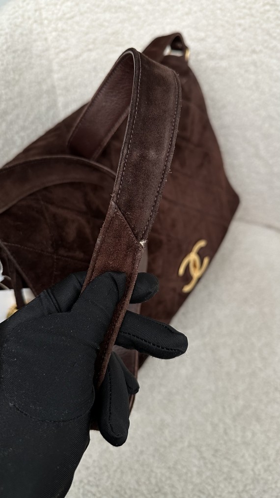 Chanel Velvet Shoulder Bag