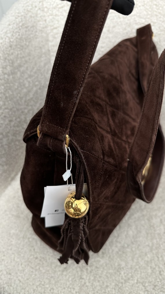 Chanel Velvet Shoulder Bag