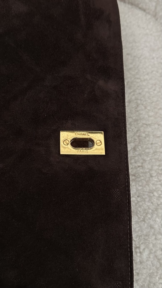 Chanel Velvet Shoulder Bag