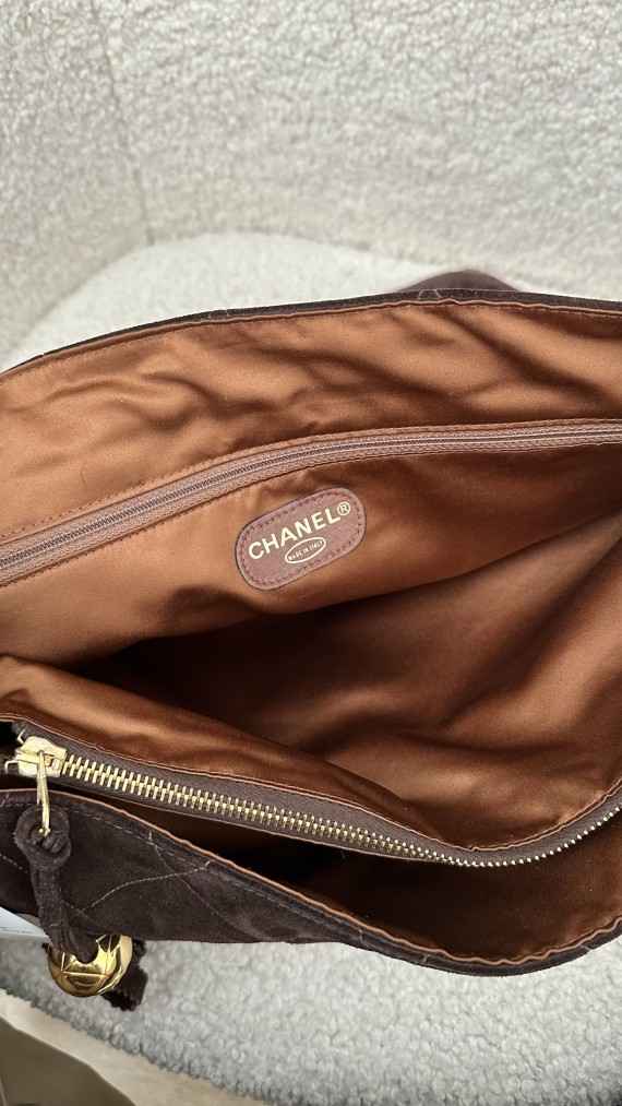 Chanel Velvet Shoulder Bag