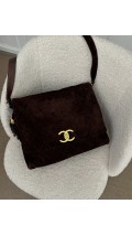 Chanel Velvet Shoulder Bag