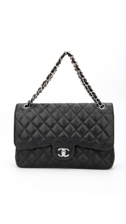 Chanel Classic Double Flap Bag Jumbo Caviar